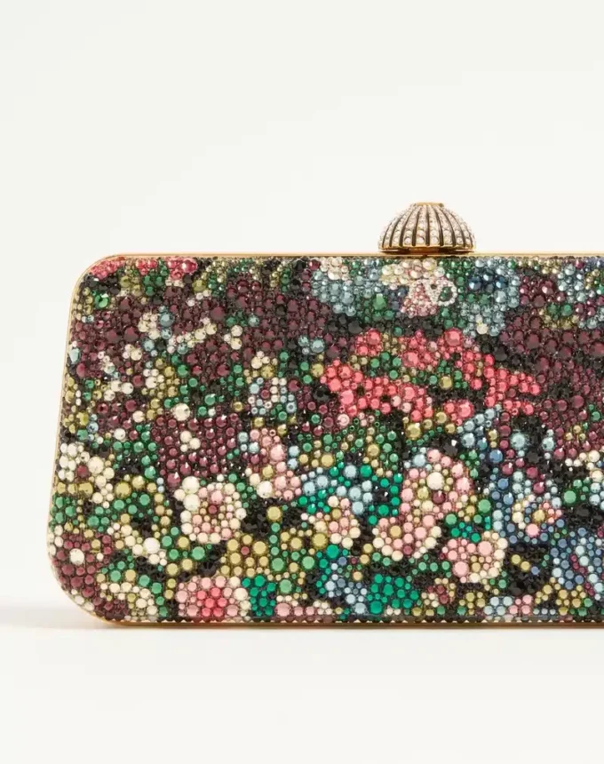 Valentino Garavani Carry Secrets Minaudiere mit Apres L’Hiver Strassmotiv Valentino Garavani Carry Secrets Minaudiere mit Apres L’Hiver Strassmotiv