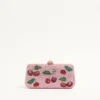 Valentino Garavani Carry Secrets Minaudiere mit Cherryfic-Strassmotiv Valentino Garavani Carry Secrets Minaudiere mit Cherryfic-Strassmotiv