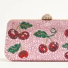Valentino Garavani Carry Secrets Minaudiere mit Cherryfic-Strassmotiv Valentino Garavani Carry Secrets Minaudiere mit Cherryfic-Strassmotiv