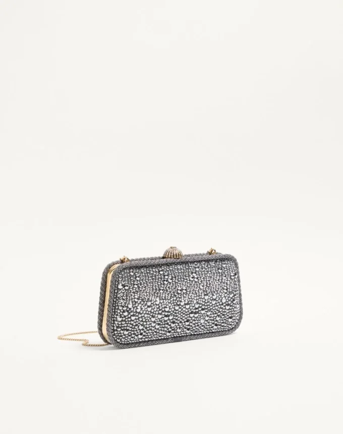 Valentino Garavani Carry Secrets Minaudiere mit Strasssteinen Valentino Garavani Carry Secrets Minaudiere mit Strasssteinen