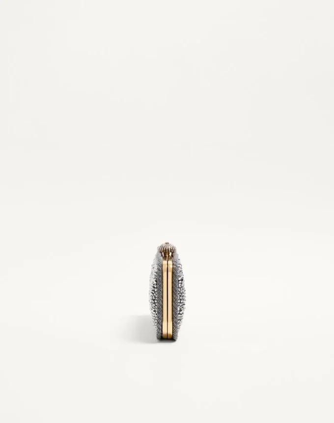 Valentino Garavani Carry Secrets Minaudiere mit Strasssteinen Valentino Garavani Carry Secrets Minaudiere mit Strasssteinen