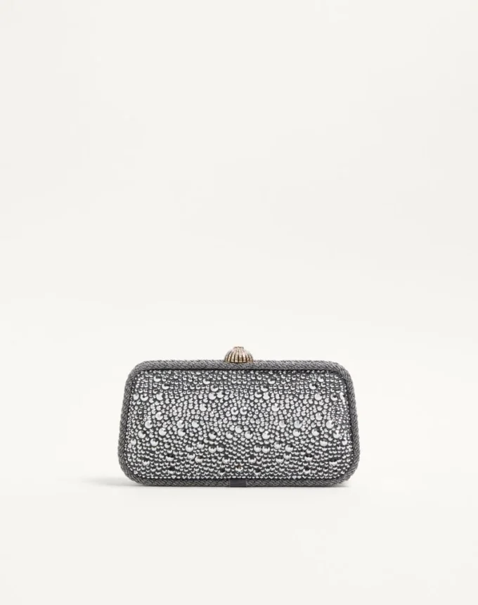 Valentino Garavani Carry Secrets Minaudiere mit Strasssteinen Valentino Garavani Carry Secrets Minaudiere mit Strasssteinen