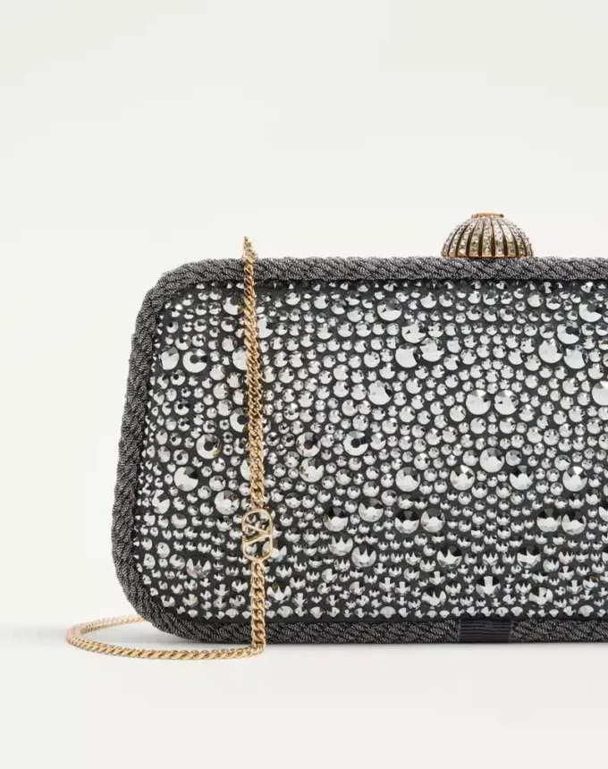Valentino Garavani Carry Secrets Minaudiere mit Strasssteinen Valentino Garavani Carry Secrets Minaudiere mit Strasssteinen