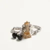 Valentino Garavani Chez Valentino Armband aus Metall, Emaille und Swarovski®-Strasssteinen Valentino Garavani Chez Valentino Armband aus Metall, Emaille und Swarovski®-Strasssteinen