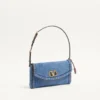 Valentino Garavani DeVain Kleine Denim-Umhängetasche Valentino Garavani DeVain Kleine Denim-Umhängetasche
