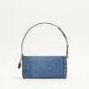 Valentino Garavani DeVain Kleine Denim-Umhängetasche Valentino Garavani DeVain Kleine Denim-Umhängetasche