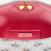 Valentino Garavani DeVain Kleine Umhängetasche aus floralem Lurex-Jacquard-Stoff Valentino Garavani DeVain Kleine Umhängetasche aus floralem Lurex-Jacquard-Stoff