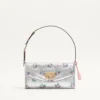 Valentino Garavani DeVain Kleine Umhängetasche aus floralem Lurex-Jacquard-Stoff Valentino Garavani DeVain Kleine Umhängetasche aus floralem Lurex-Jacquard-Stoff