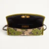 Valentino Garavani DeVain Kleine Umhängetasche aus Jacquard-Lurex-Stoff Valentino Garavani DeVain Kleine Umhängetasche aus Jacquard-Lurex-Stoff