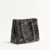 Valentino Garavani Laseine Shopping Bag aus Nappaleder mit Chevron-Muster Valentino Garavani Laseine Shopping Bag aus Nappaleder mit Chevron-Muster