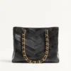 Valentino Garavani Laseine Shopping Bag aus Nappaleder mit Chevron-Muster Valentino Garavani Laseine Shopping Bag aus Nappaleder mit Chevron-Muster