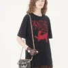 Valentino Garavani Locò Kleine bestickte Umhängetasche mit Juwelenlogo Valentino Garavani Locò Kleine bestickte Umhängetasche mit Juwelenlogo