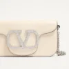 Valentino Garavani Locò Kleine Umhängetasche mit Juwelenlogo Valentino Garavani Locò Kleine Umhängetasche mit Juwelenlogo