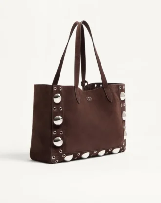 Valentino Garavani Medium Nellcôte Shopping Bag aus Wildleder