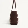 Valentino Garavani Medium Nellcôte Shopping Bag aus Wildleder Valentino Garavani Medium Nellcôte Shopping Bag aus Wildleder