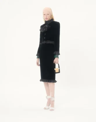 Valentino Garavani Minaumorphe Minaudière aus Metall mit Swarovski®-Kristallen und Satinbeutel
