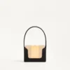 Valentino Garavani Minaumorphe Minaudière aus Metall mit Swarovski®-Kristallen und Satinbeutel Valentino Garavani Minaumorphe Minaudière aus Metall mit Swarovski®-Kristallen und Satinbeutel