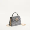 Valentino Garavani Mini-Umhängetasche mit Strasssteinen und Juwelenlogo Valentino Garavani Mini-Umhängetasche mit Strasssteinen und Juwelenlogo