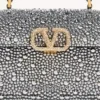 Valentino Garavani Mini-Umhängetasche mit Strasssteinen und Juwelenlogo Valentino Garavani Mini-Umhängetasche mit Strasssteinen und Juwelenlogo