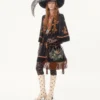 Valentino Garavani Nellcôte Alice bestickte Tasche mit Fransen Valentino Garavani Nellcôte Alice bestickte Tasche mit Fransen
