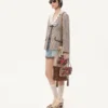 Valentino Garavani Nellcôte Alice bestickte Tasche mit Fransen Valentino Garavani Nellcôte Alice bestickte Tasche mit Fransen