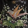 Valentino Garavani Nellcôte Alice bestickte Tasche mit Fransen Valentino Garavani Nellcôte Alice bestickte Tasche mit Fransen