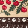 Valentino Garavani Nellcôte Kleine Schultertasche aus Jacquard-Raffia mit Cherryfic-Muster Valentino Garavani Nellcôte Kleine Schultertasche aus Jacquard-Raffia mit Cherryfic-Muster