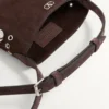 Valentino Garavani Nellcôte Kleine Schultertasche aus Wildleder mit Fransen Valentino Garavani Nellcôte Kleine Schultertasche aus Wildleder mit Fransen