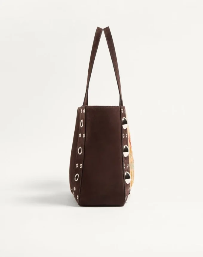Valentino Garavani Nellcôte Medium bestickte Einkaufstasche Valentino Garavani Nellcôte Medium bestickte Einkaufstasche