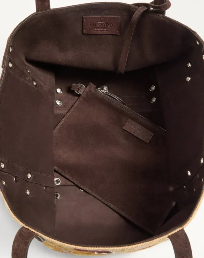 Valentino Garavani Nellcôte Medium bestickte Einkaufstasche Valentino Garavani Nellcôte Medium bestickte Einkaufstasche