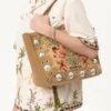 Valentino Garavani Nellcôte Medium Shopping Bag aus Jacquard-Stoff Valentino Garavani Nellcôte Medium Shopping Bag aus Jacquard-Stoff