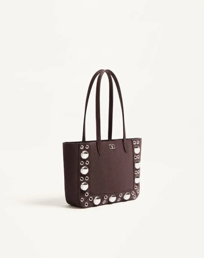 Valentino Garavani Nellcôte Mini-Einkaufstasche aus Wildleder Valentino Garavani Nellcôte Mini-Einkaufstasche aus Wildleder
