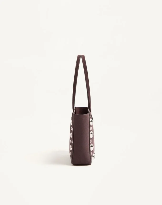 Valentino Garavani Nellcôte Mini-Einkaufstasche aus Wildleder Valentino Garavani Nellcôte Mini-Einkaufstasche aus Wildleder