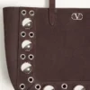 Valentino Garavani Nellcôte Mini-Einkaufstasche aus Wildleder Valentino Garavani Nellcôte Mini-Einkaufstasche aus Wildleder