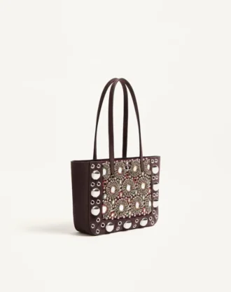 Valentino Garavani Nellcôte Mini-Einkaufstasche mit Stickerei