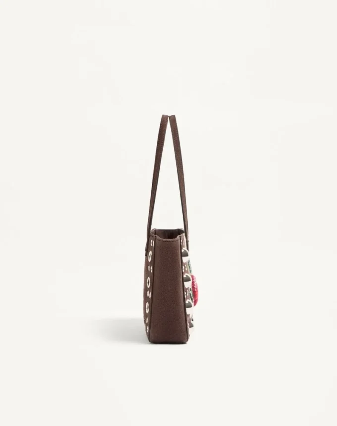 Valentino Garavani Nellcôte Mini-Einkaufstasche mit Stickerei Valentino Garavani Nellcôte Mini-Einkaufstasche mit Stickerei