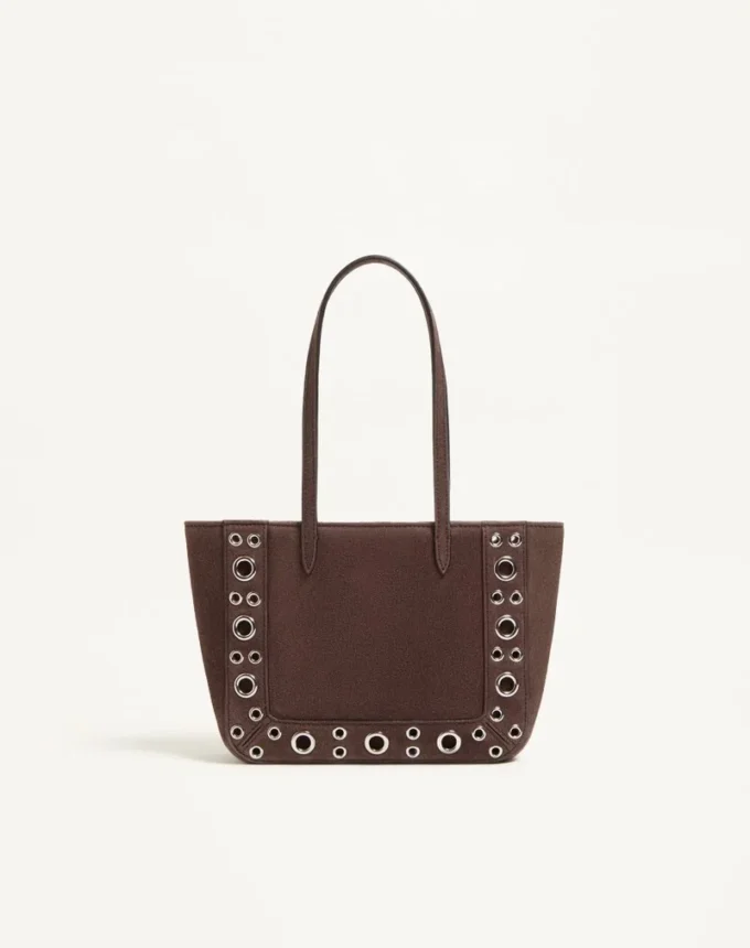 Valentino Garavani Nellcôte Mini-Einkaufstasche mit Stickerei Valentino Garavani Nellcôte Mini-Einkaufstasche mit Stickerei