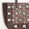 Valentino Garavani Nellcôte Mini-Einkaufstasche mit Stickerei Valentino Garavani Nellcôte Mini-Einkaufstasche mit Stickerei