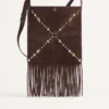 Valentino Garavani Nellcôte Schultertasche aus Wildleder mit Fransen Valentino Garavani Nellcôte Schultertasche aus Wildleder mit Fransen