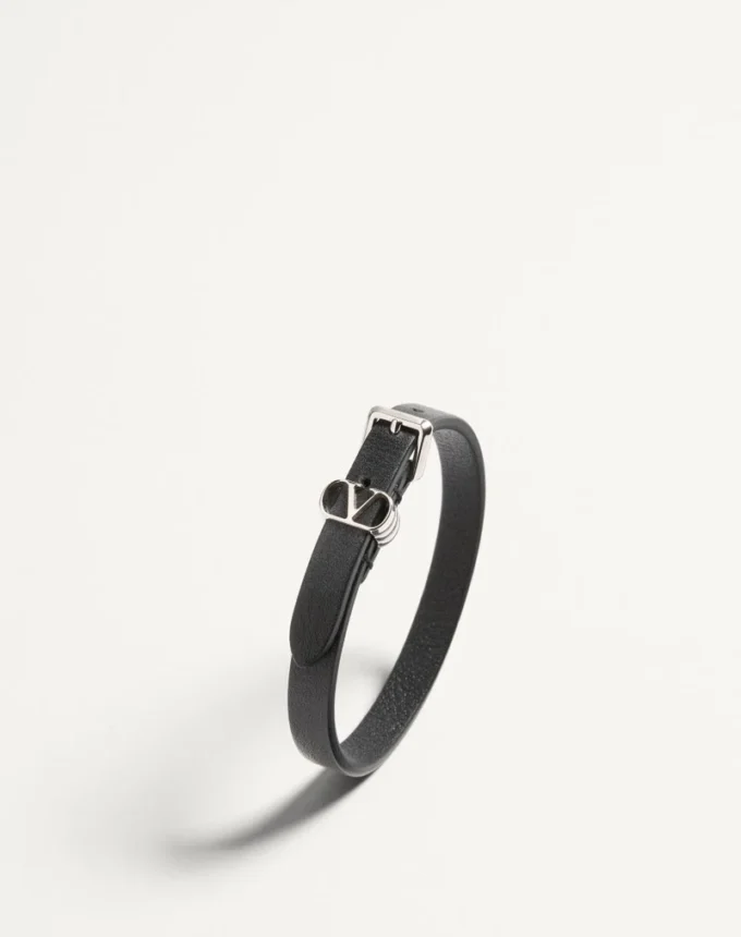 Valentino Garavani Ovalette Armband aus Kalbsleder Valentino Garavani Ovalette Armband aus Kalbsleder