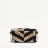 Valentino Garavani Panthea Kleine Umhängetasche aus Pythonleder und Wildleder mit Chevron-Muster Valentino Garavani Panthea Kleine Umhängetasche aus Pythonleder und Wildleder mit Chevron-Muster