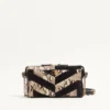 Valentino Garavani Panthea Kleine Umhängetasche aus Pythonleder und Wildleder mit Chevron-Muster Valentino Garavani Panthea Kleine Umhängetasche aus Pythonleder und Wildleder mit Chevron-Muster