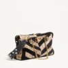 Valentino Garavani Panthea Python- und Wildleder-Umhängetasche mit Chevron-Motiv Valentino Garavani Panthea Python- und Wildleder-Umhängetasche mit Chevron-Motiv