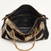 Valentino Garavani Panthea Python- und Wildleder-Umhängetasche mit Chevron-Motiv Valentino Garavani Panthea Python- und Wildleder-Umhängetasche mit Chevron-Motiv