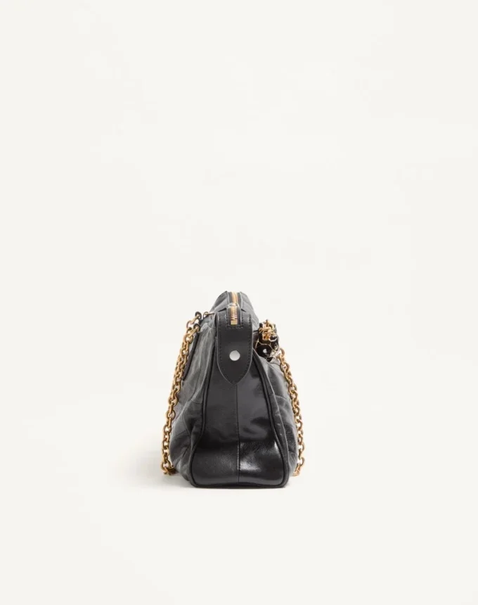 Valentino Garavani Panthea Schultertasche aus Nappaleder mit Chevron-Muster Valentino Garavani Panthea Schultertasche aus Nappaleder mit Chevron-Muster