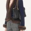 Valentino Garavani Panthea Schultertasche aus Nappaleder mit Chevron-Muster Valentino Garavani Panthea Schultertasche aus Nappaleder mit Chevron-Muster
