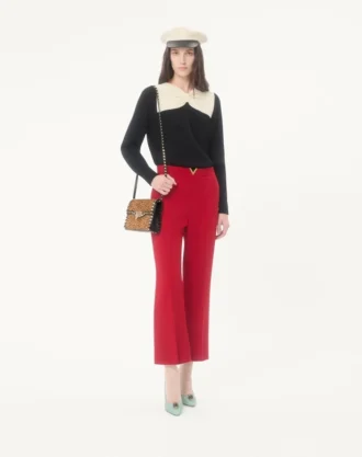 Valentino Garavani Rockstud kleine Umhängetasche aus Kalbsleder mit Pony-Effekt und Animal-Print Valentino Garavani Rockstud kleine Umhängetasche aus Kalbsleder mit Pony-Effekt und Animal-Print
