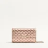 Valentino Garavani Rockstud Spike Schultertasche aus laminiertem Nappaleder Valentino Garavani Rockstud Spike Schultertasche aus laminiertem Nappaleder