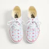 Valentino Garavani und Vans Low-Top-Sneaker aus Stoff mit Valentino Vans Love-Print Valentino Garavani und Vans Low-Top-Sneaker aus Stoff mit Valentino Vans Love-Print