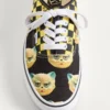 Valentino Garavani und Vans Low-Top-Sneaker aus Stoff mit VLogo-Schachbrettmuster und Le Chat De La Maison-Print Valentino Garavani und Vans Low-Top-Sneaker aus Stoff mit VLogo-Schachbrettmuster und Le Chat De La Maison-Print